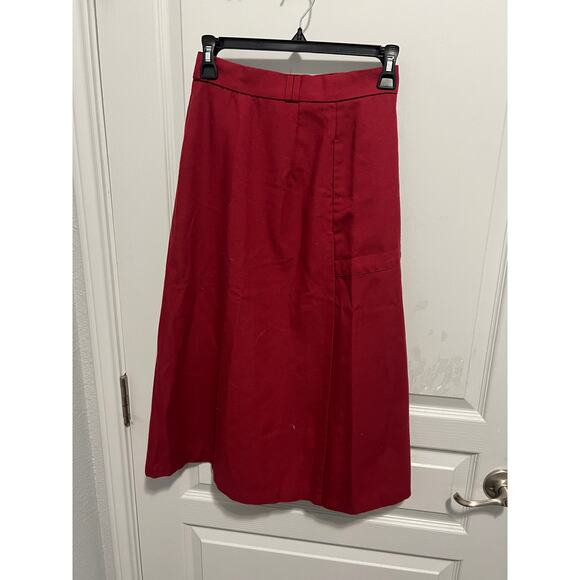 Vintage red wrap skirt - Picture 4 of 5